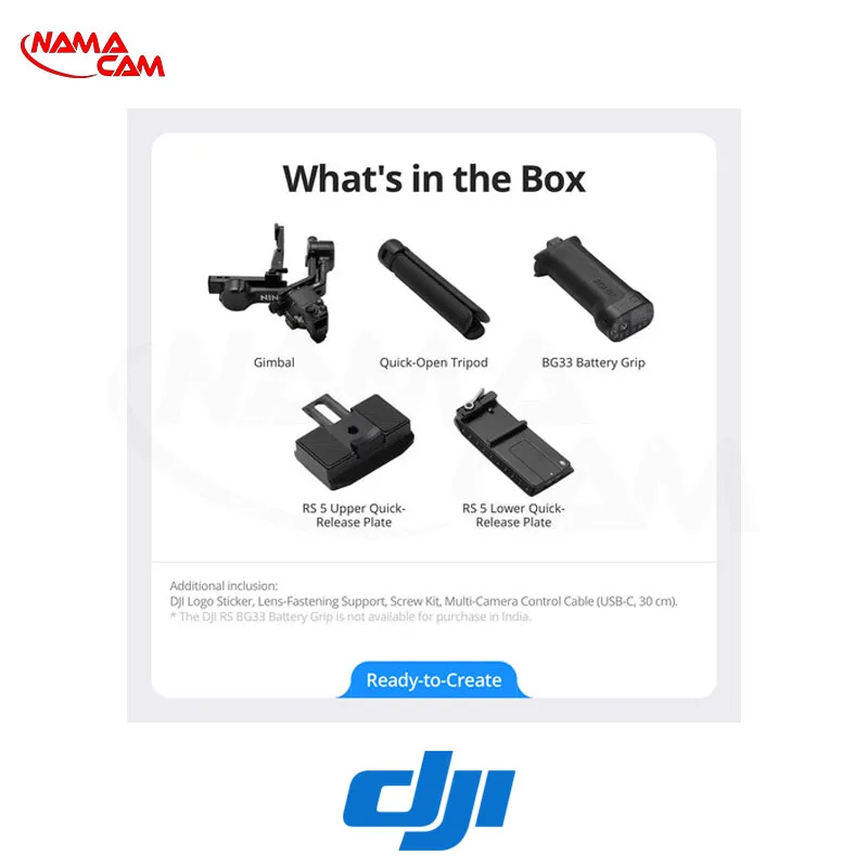 DJI RS 5 Gimbal Stabilizer/نماکم