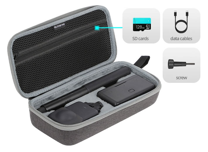 کیف قابل حمل ماجراجویی دوربین DJI Osmo 360 – سانی – Bag Accessories for OSMO 360/نماکم