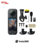 کیت موتورسواری دوربین اکشن اینستا 360 X5 مدل Motorcycle Bundle/نماکم