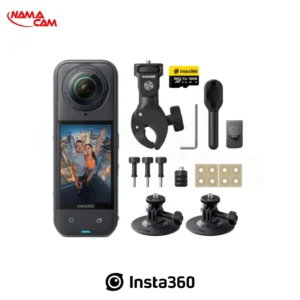 کیت موتورسواری دوربین اکشن اینستا 360 X5 مدل insta360 X5 Motorcycle Bundle