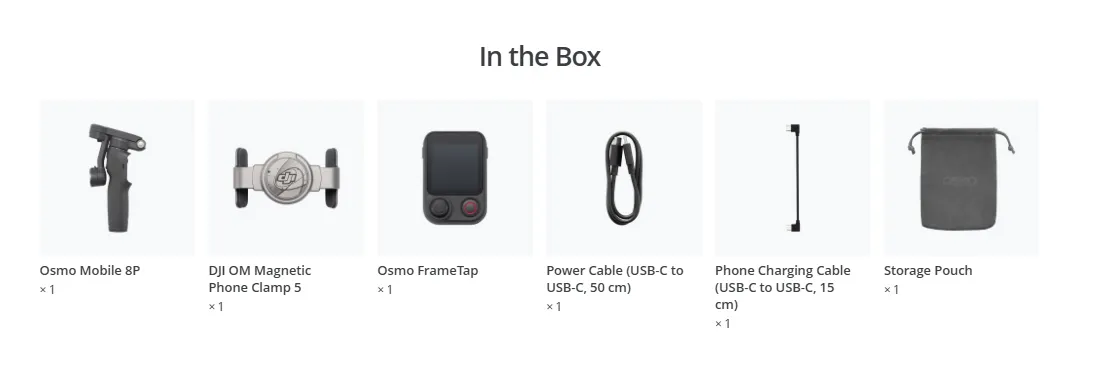 Gimbal Standard Combo/نماکم/گیمبال/موبایل