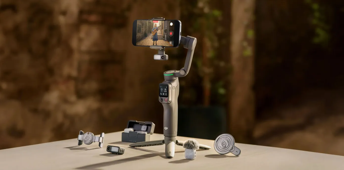 DJI Osmo Mobile 8p Smartphone Gimbal Creator Combo/نماکم